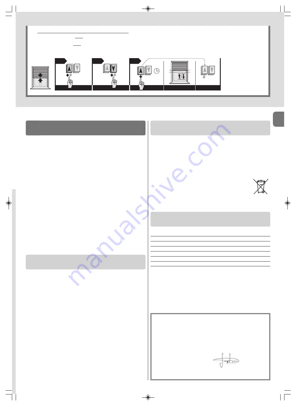 Nice E Star MP Instructions And Warnings For Installation And Use Download Page 21