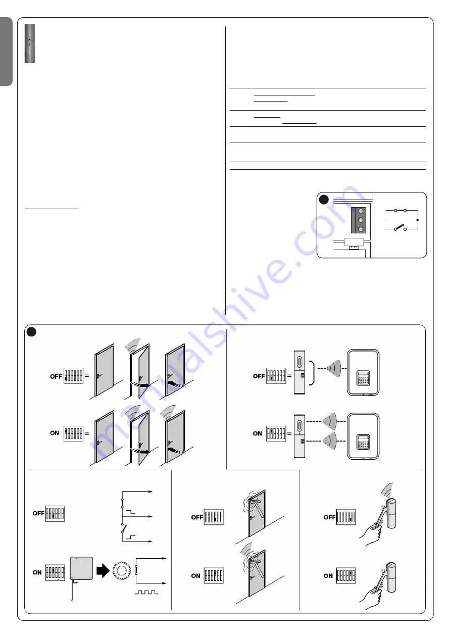 Nice HSCU1 Instructions And Warnings For Installation And Use Download Page 16