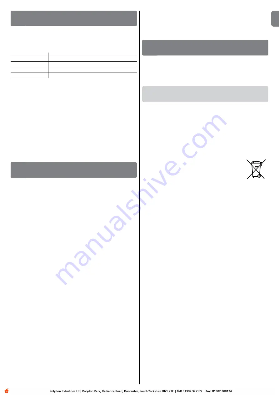 Nice MC424L Instructions And Warnings For Installation And Use Download Page 11