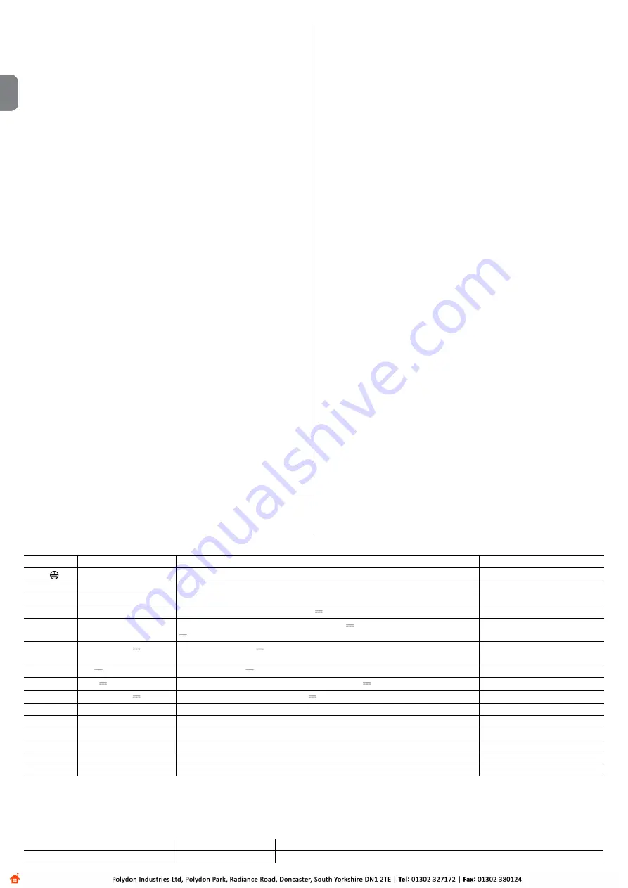 Nice MC424L Instructions And Warnings For Installation And Use Download Page 16