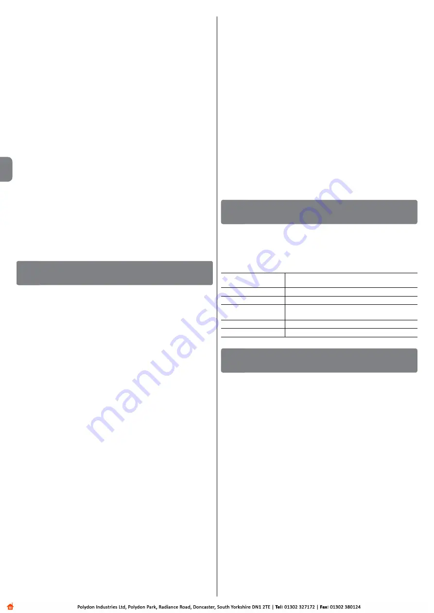 Nice MC424L Instructions And Warnings For Installation And Use Download Page 54