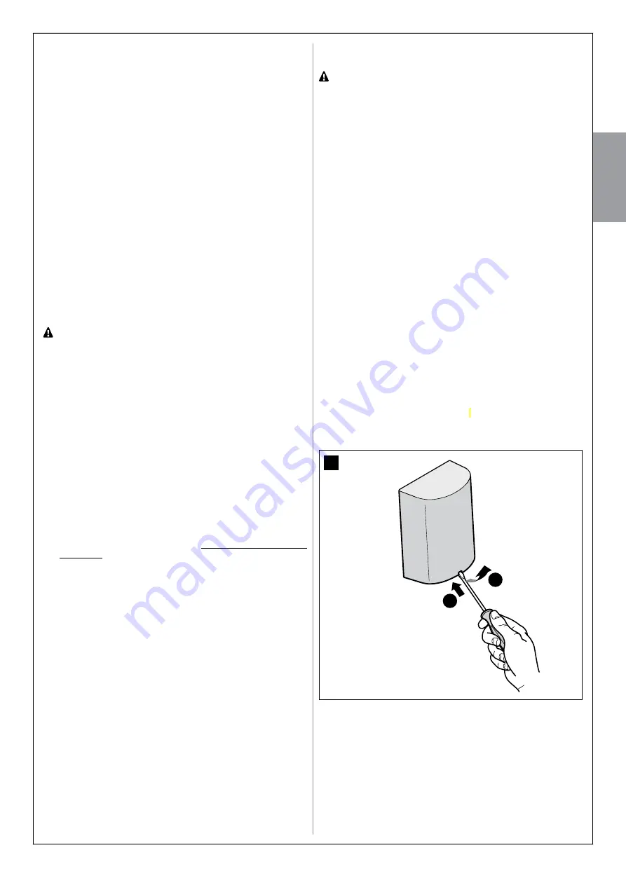 Nice RIVA Series Instructions And Warnings For Installation And Use Download Page 47