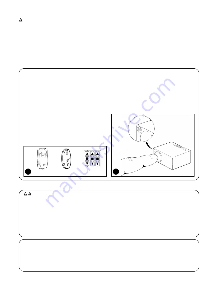 Nice tt2d Instruction Manual Download Page 18