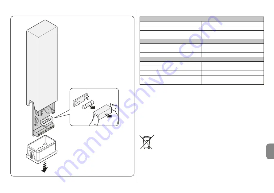 Nice TTD0110 Instructions And Warnings For Installation And Use Download Page 99