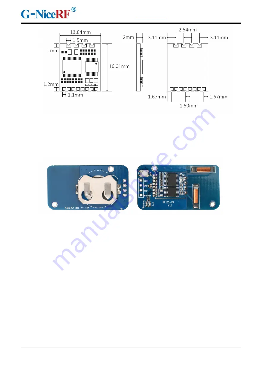 NiceRF G-NiceRF RF125 Product Specification Download Page 13