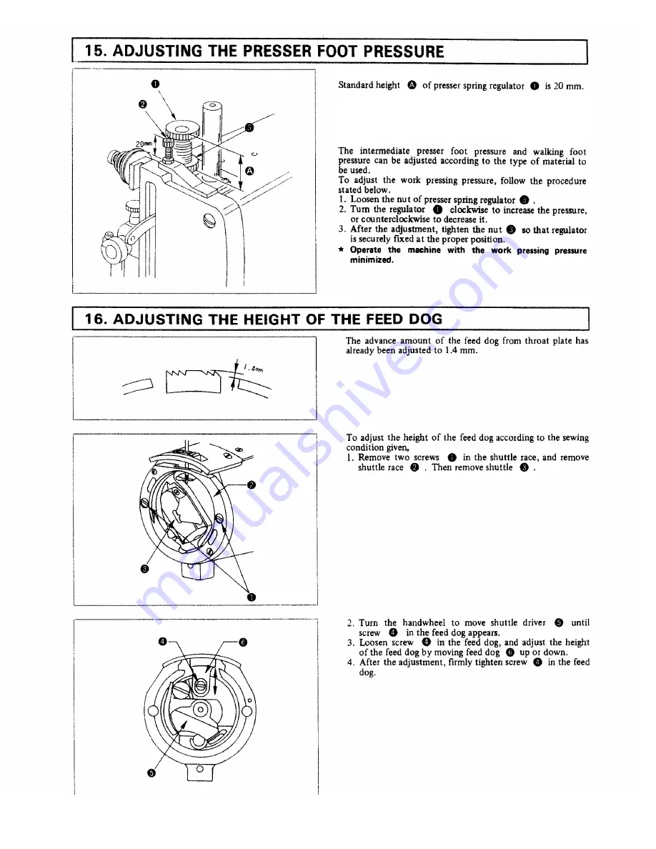 Nick-O Sew NKS-441 Series Engineer'S Manual Download Page 27