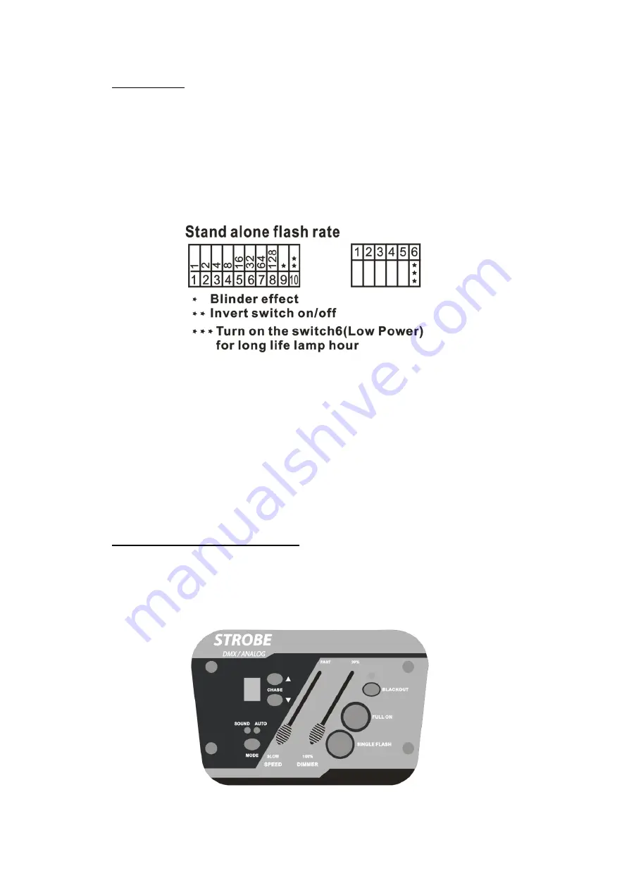 Nicols STROB 3000 DMX User Manual Download Page 8