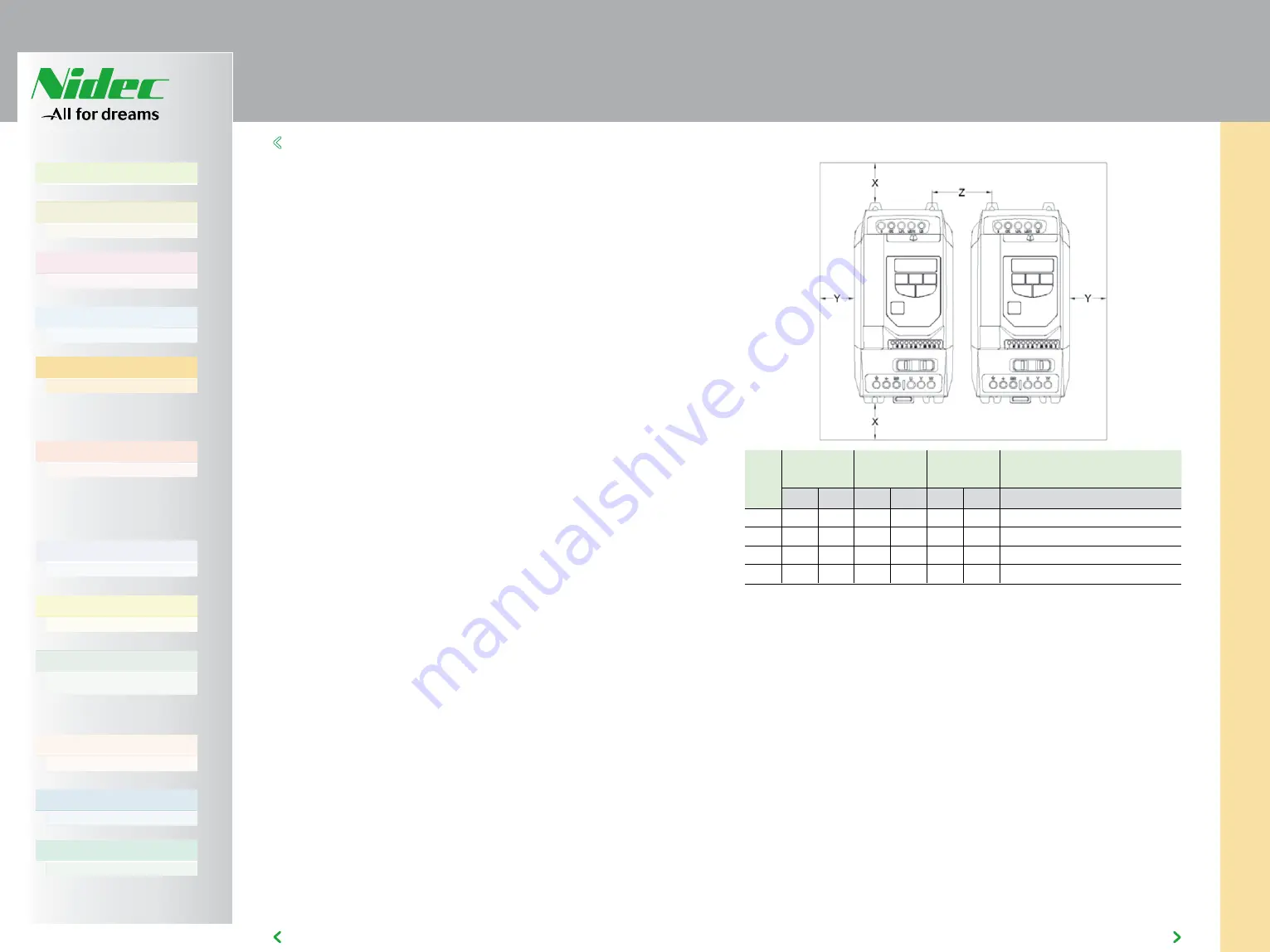 Nidec AD07-E-1-1-023-1-0002 Installation & Operating Instructions Manual Download Page 16