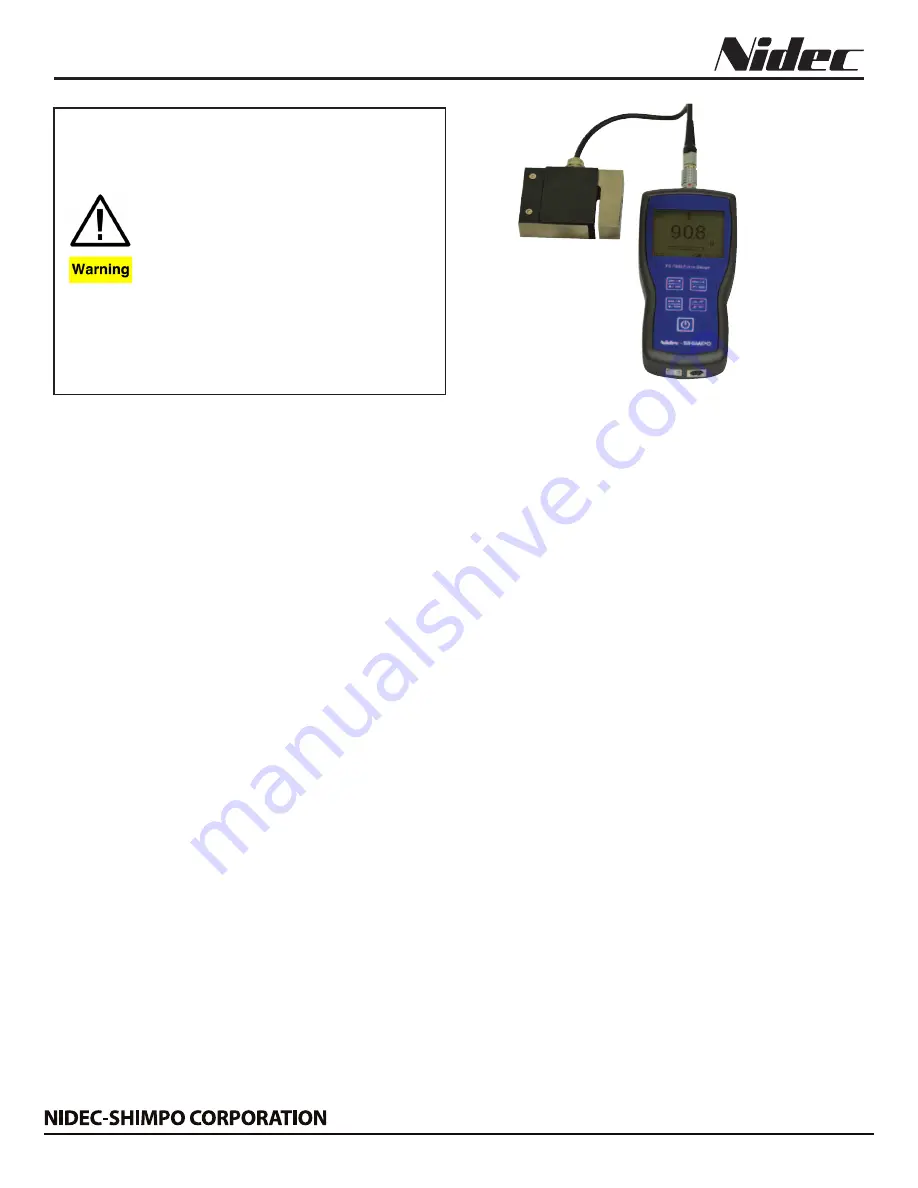 Nidec FG-7000L Скачать руководство пользователя страница 1