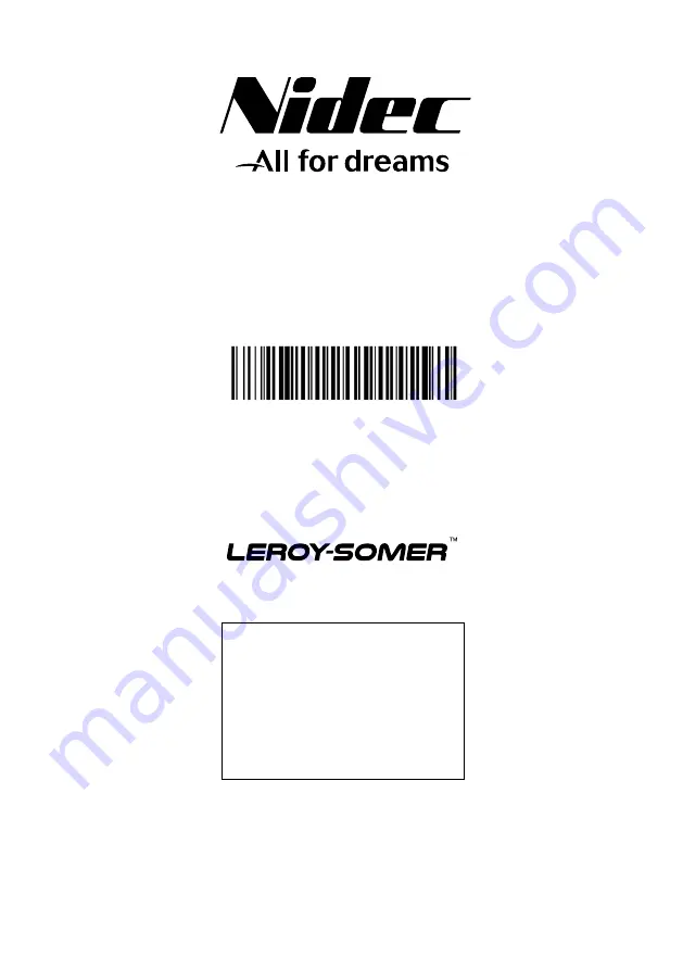 Nidec LEROY-SOMER MDX-I/O M2M Скачать руководство пользователя страница 40