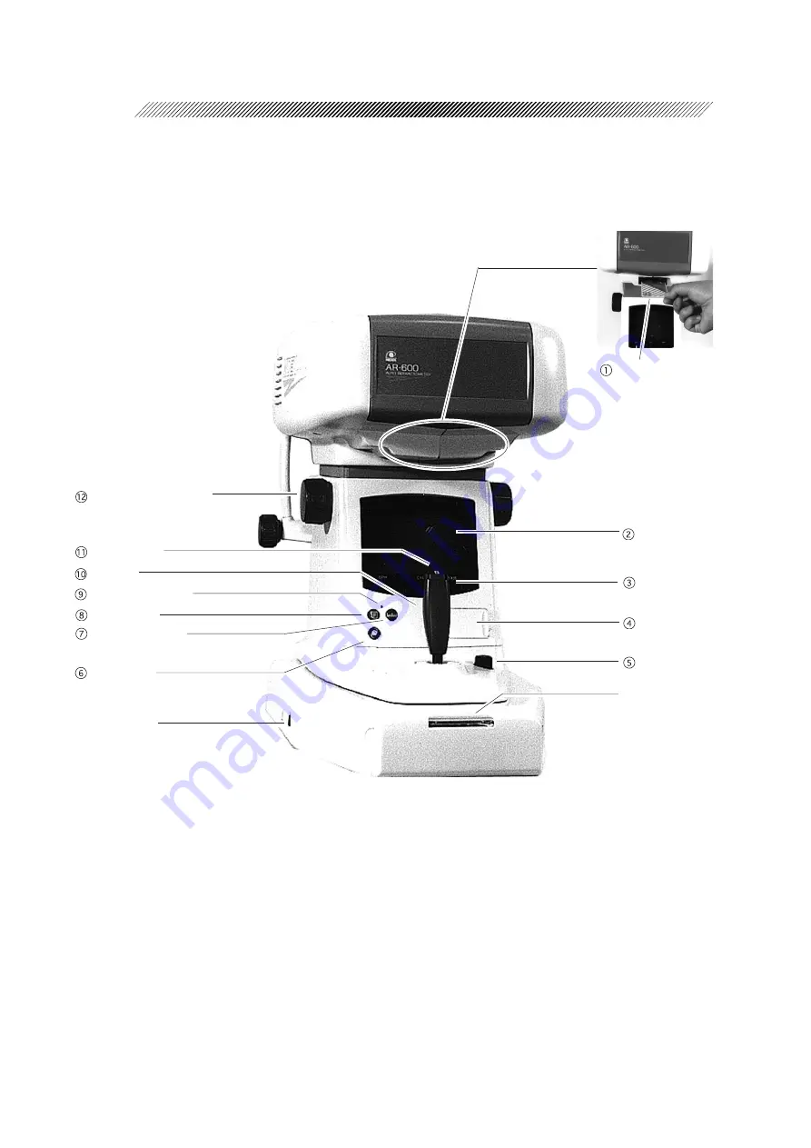 Nidek Medical AR-600 Operator'S Manual Download Page 17