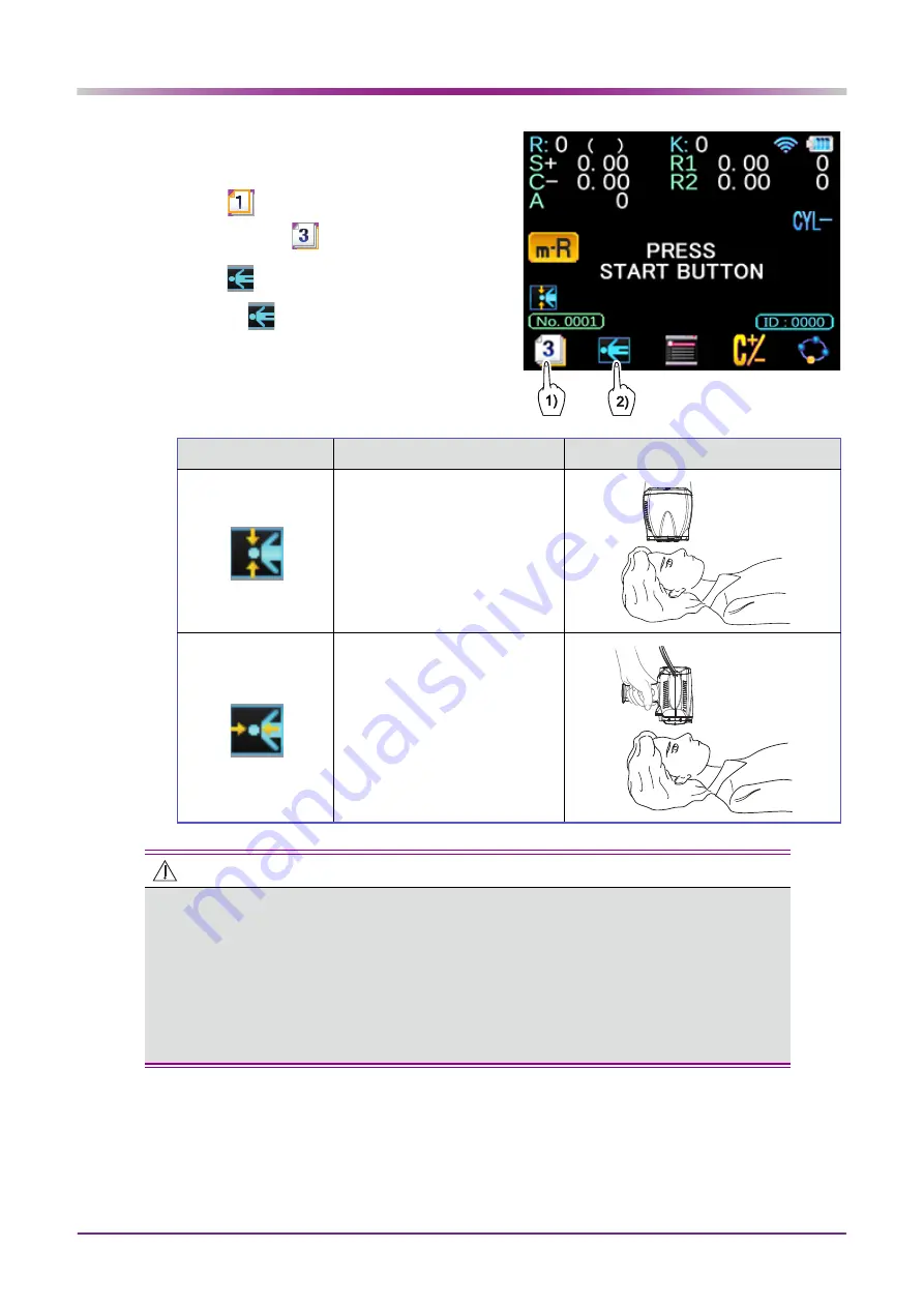 Nidek Medical HandyRef-K Operator'S Manual Download Page 66