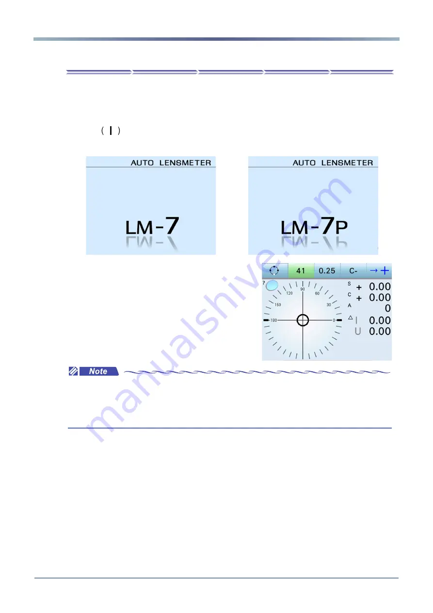 Nidek Medical LM-7 Operator'S Manual Download Page 30