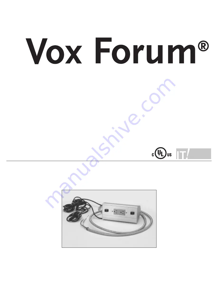 Nienkamper Vox Forum L Series Installation Manual Download Page 1