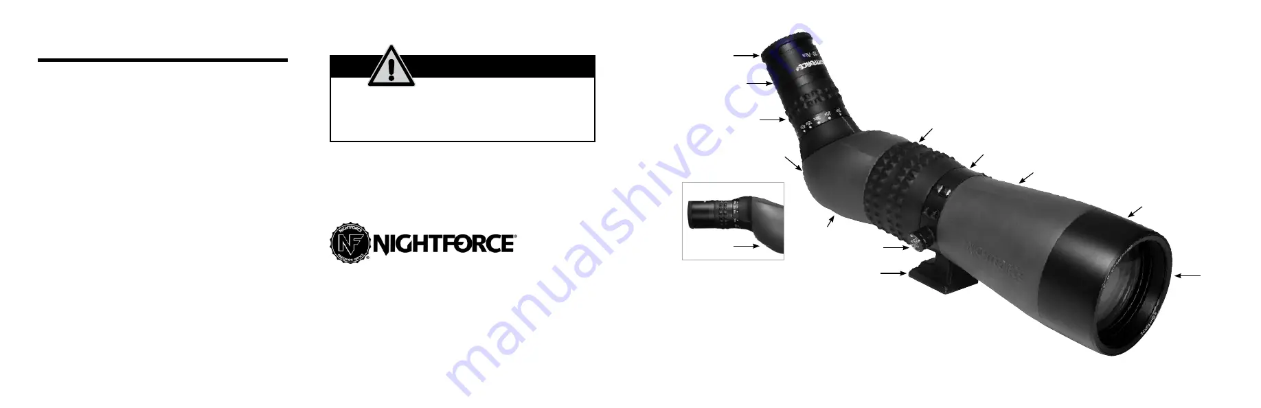 Nightforce Xtreme Hi-Def TS-82 Owner'S Manual Download Page 2