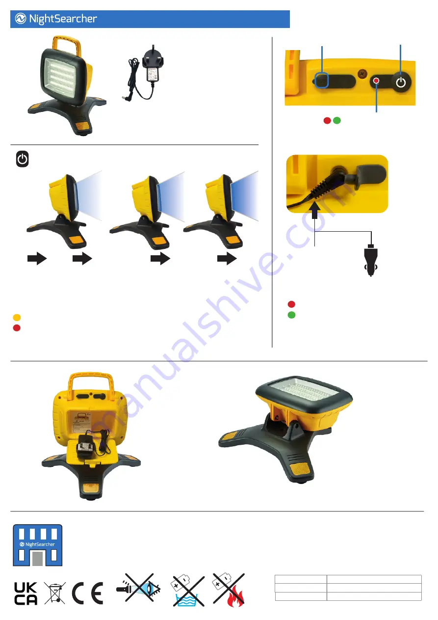 NightSearcher GALAXY-PRO 6K User Manual Download Page 1