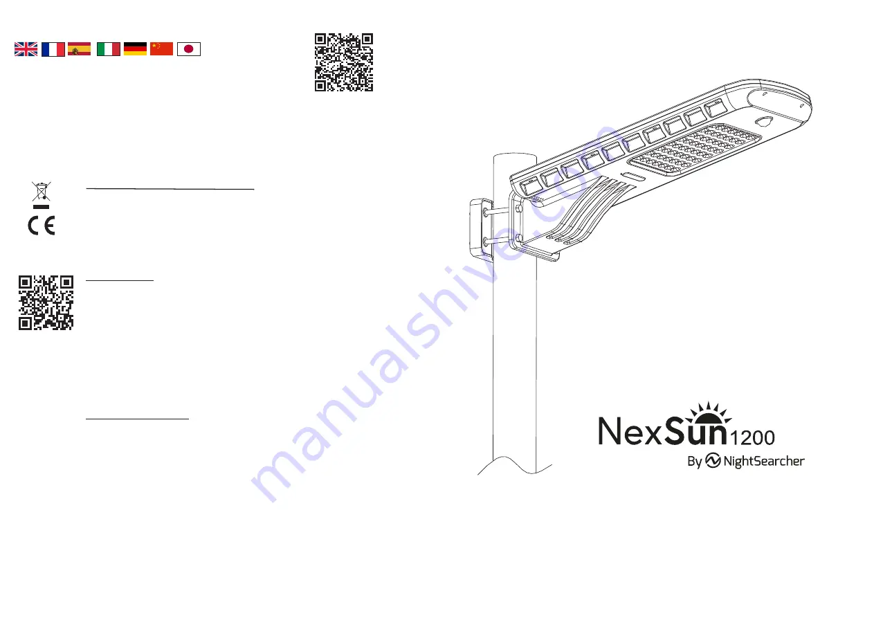 NightSearcher NexSun 1200 User Manual Download Page 1