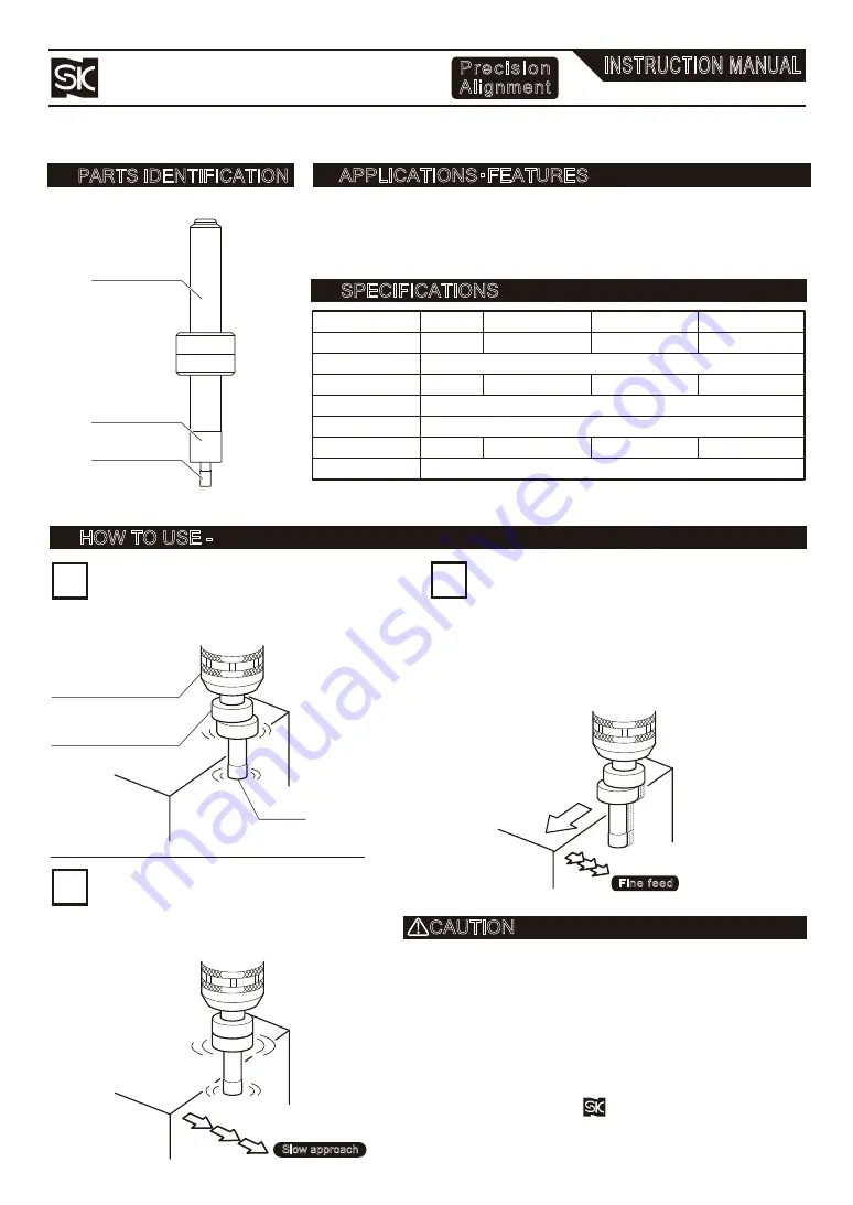 Niigata seiki SR-104 Instruction Manual Download Page 2