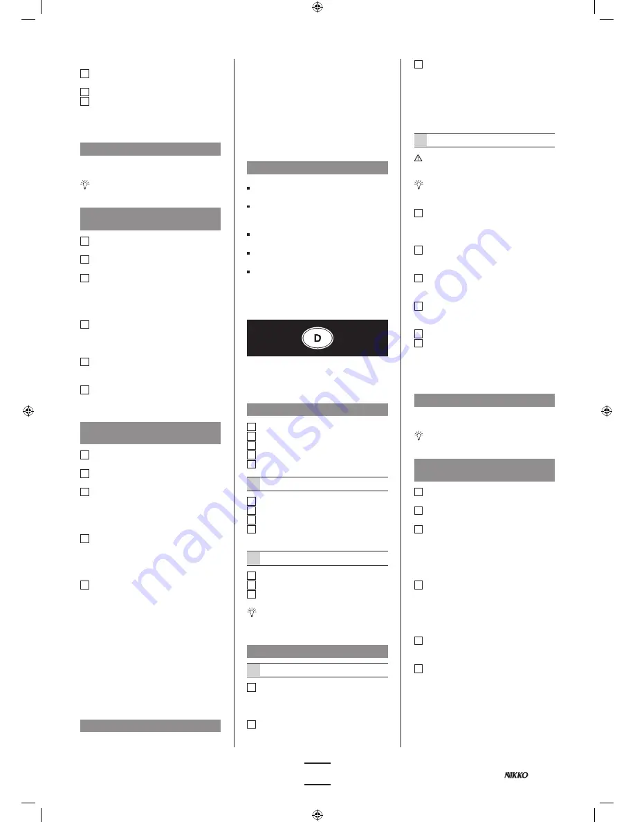 Nikko 900014C2 Owner'S Manual Download Page 23