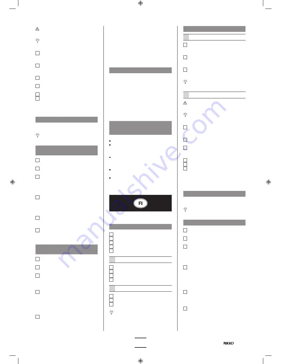 Nikko 900014C2 Owner'S Manual Download Page 27