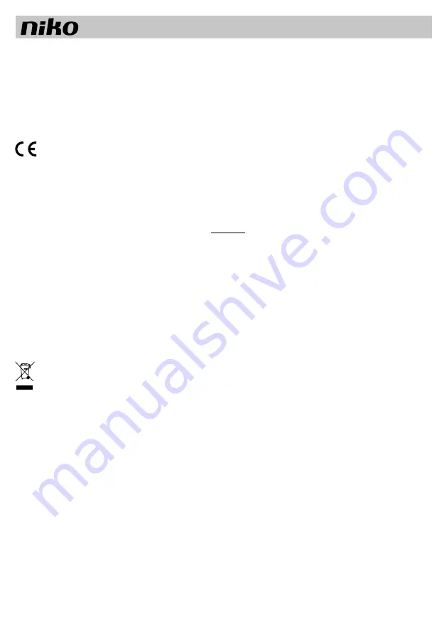 Niko 350-41600 Technical Manual Download Page 11