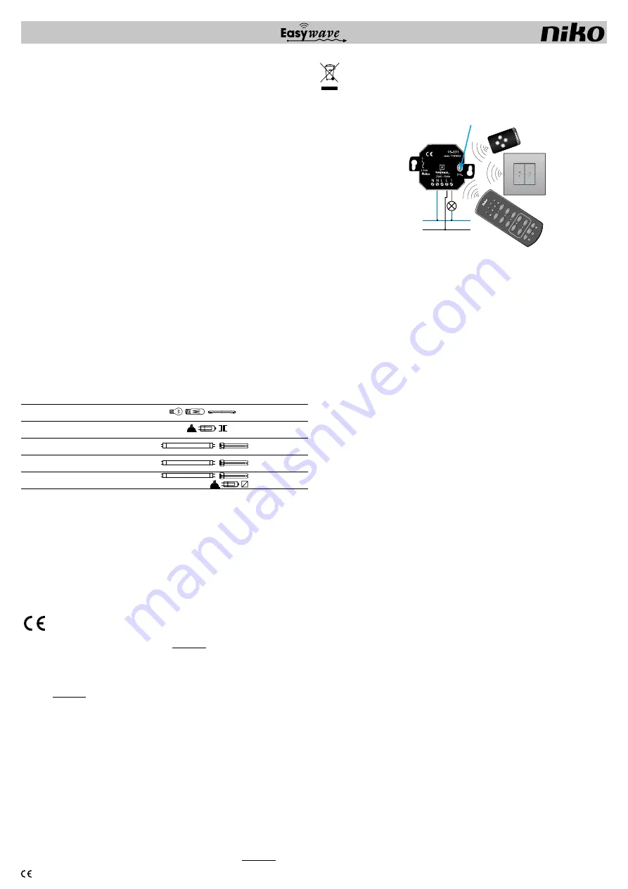 Niko Easywave 05-331 Manual Download Page 6