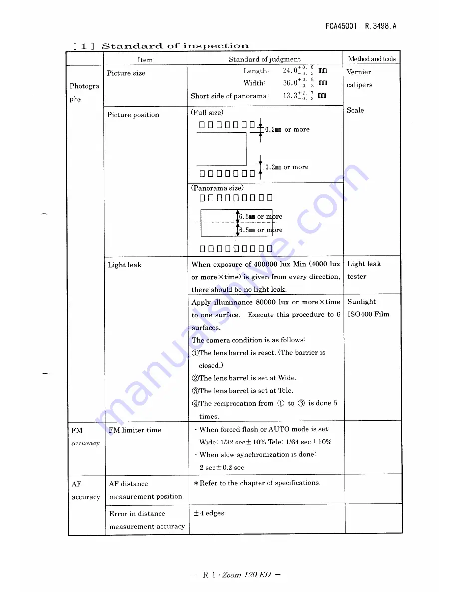 Nikon 120ED - Lite Touch 120 ED/QD Zoom Date 35mm Camera Repair Manual Download Page 67