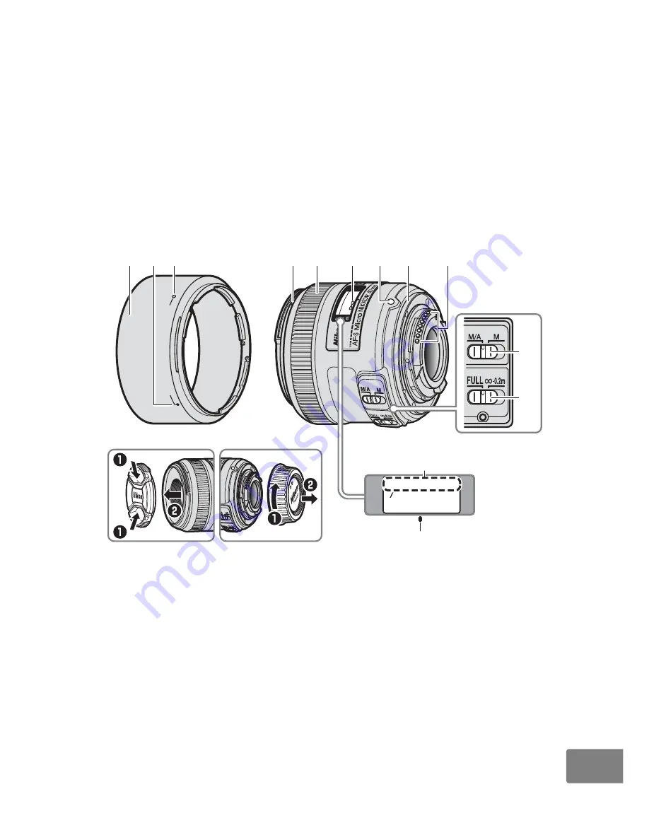 Nikon AF-S DX Micro- Nikkor 40mm f/2.8G Скачать руководство пользователя страница 155