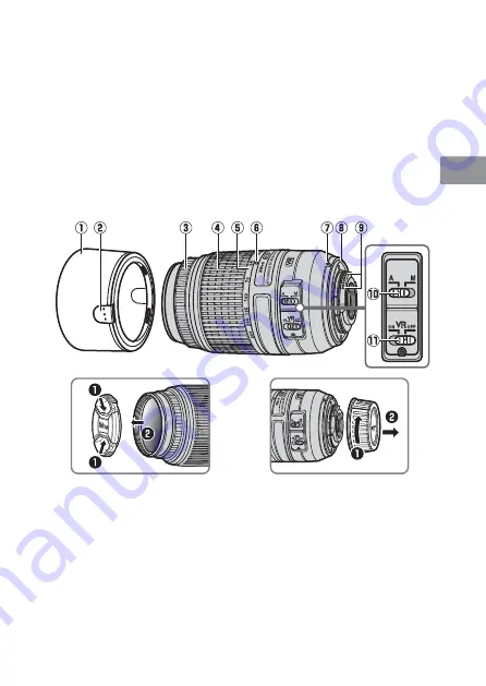 Nikon AF-S DX NIKKOR 55-300mm f/4.5-5.6G ED VR Скачать руководство пользователя страница 37