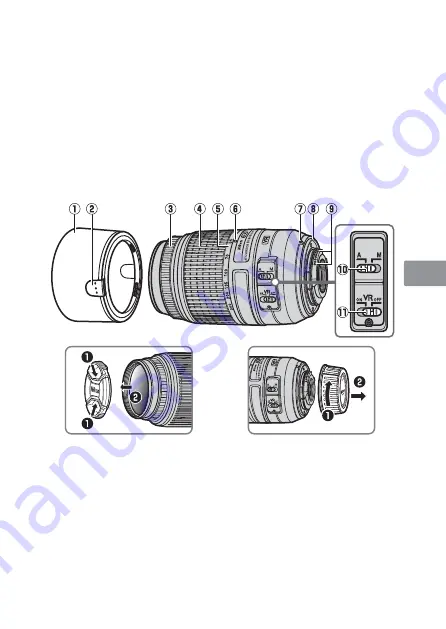 Nikon AF-S DX NIKKOR 55-300mm f/4.5-5.6G ED VR Скачать руководство пользователя страница 69