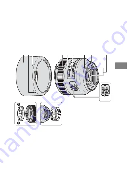 Nikon AF-S NIKKOR 85mm f/1.8G Скачать руководство пользователя страница 61