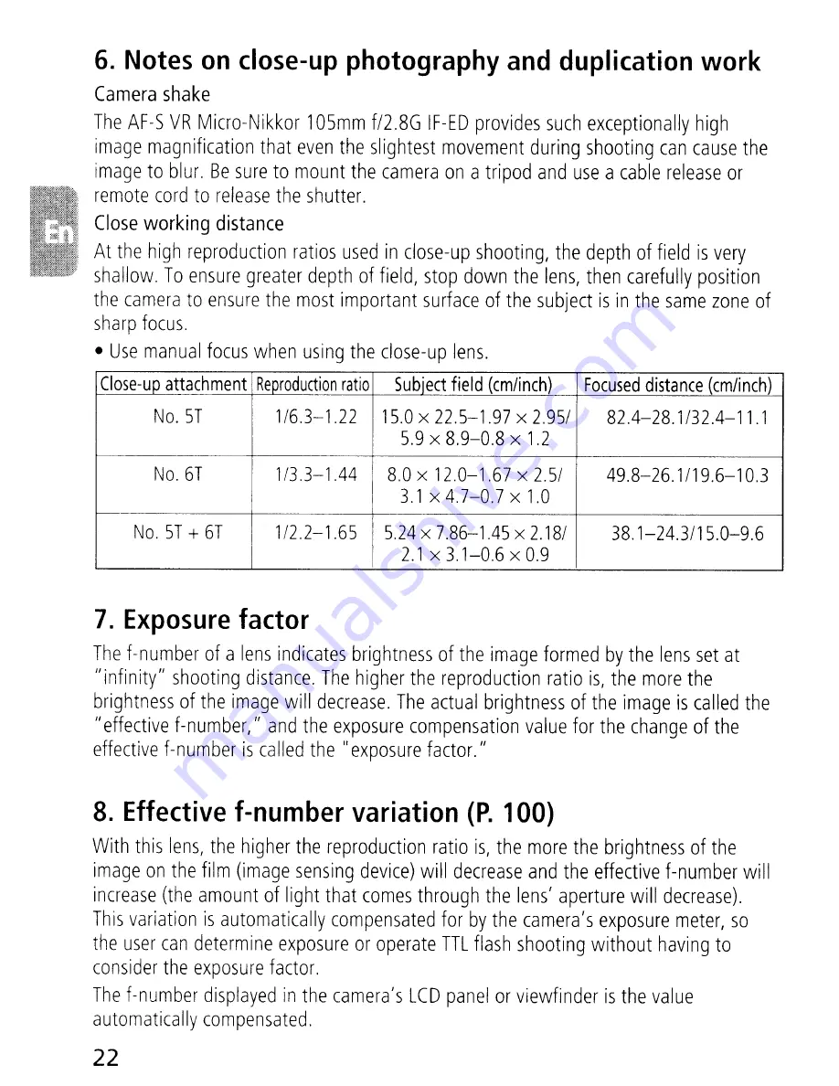 Nikon AF-S VR Micro-Nikko Скачать руководство пользователя страница 9