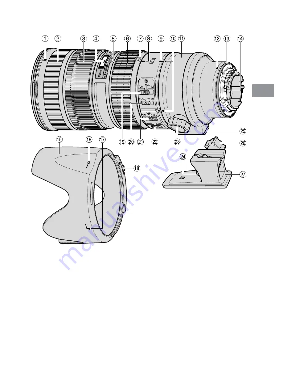 Nikon AF-S VR Zoom-Nikkor 70-200mm f/2.8G IF-ED User Manual Download Page 39