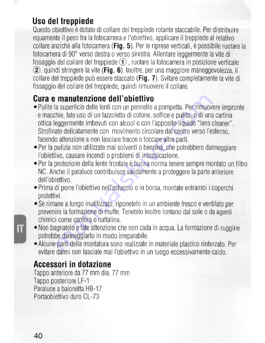 Nikon AF-S Zoom-Nikkor 80-200mm f/2.8D IF-ED (2.5x) Instruction Manual Download Page 40