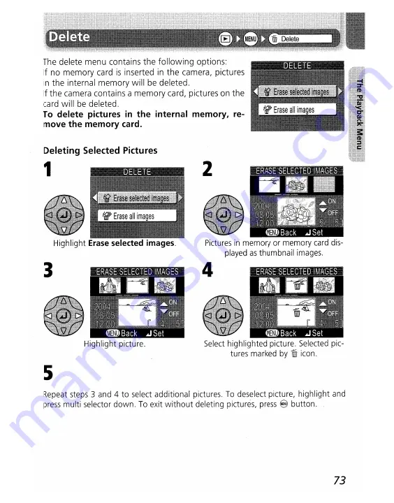 Nikon CoolPix 2200 Quick Start Manual Download Page 87