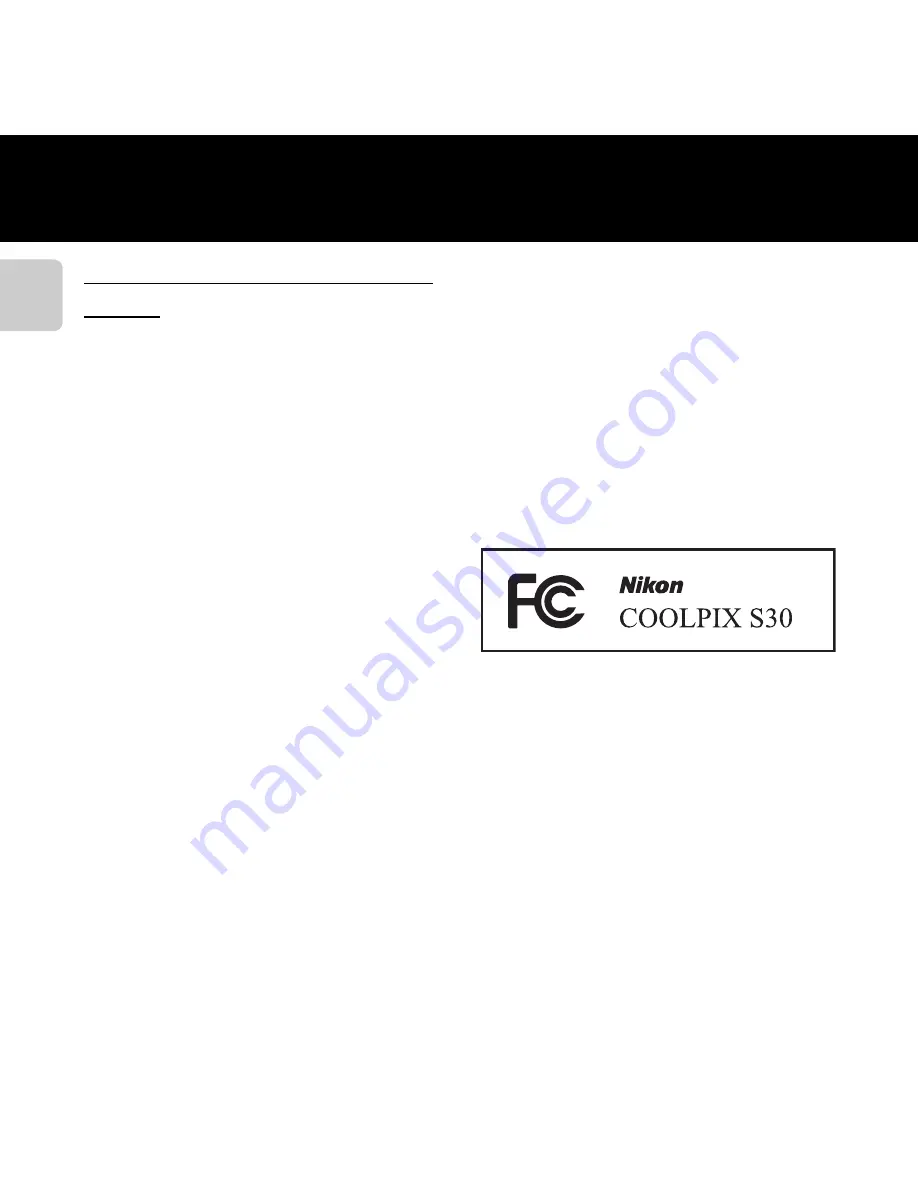 Nikon COOLPIX S30 Reference Manual Download Page 14