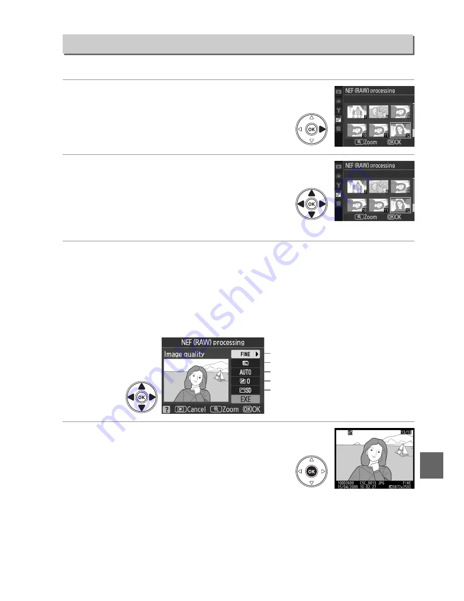 Nikon D3000 User Manual Download Page 167