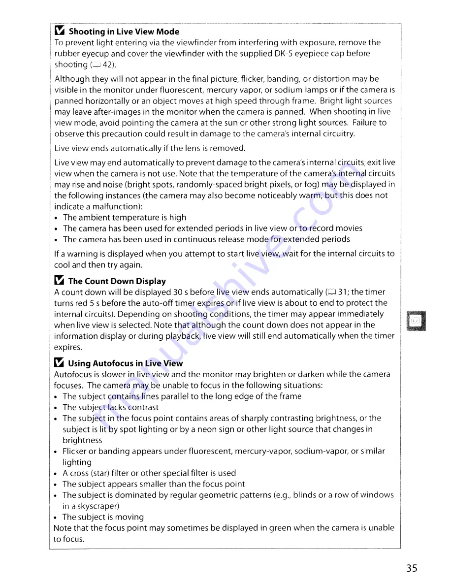 Nikon D3100 User Manual Download Page 41