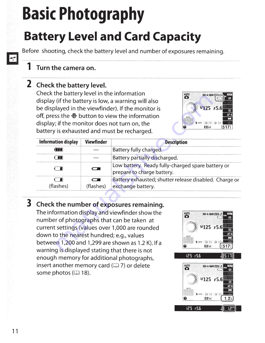 Nikon D3200 User Manual Download Page 20