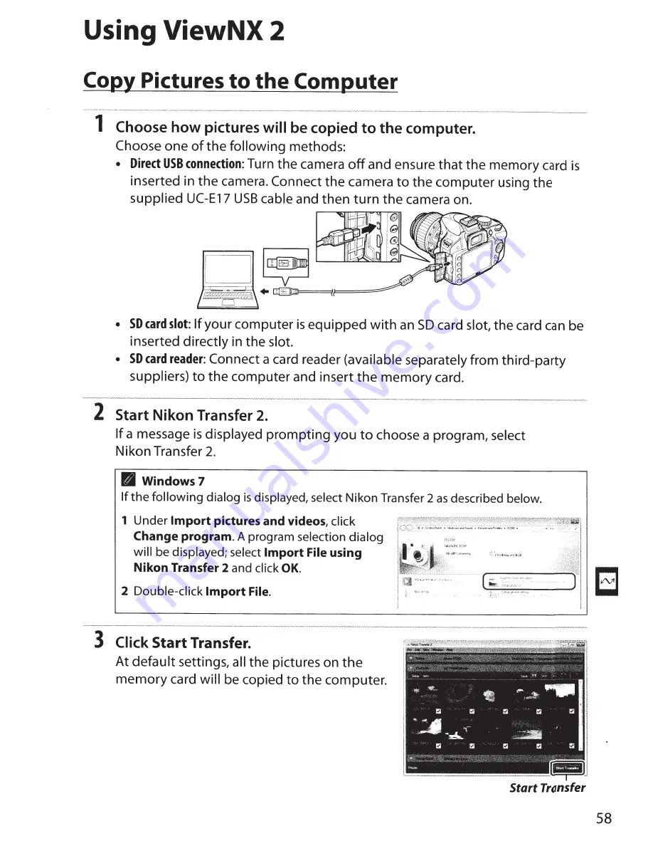 Nikon D3200 User Manual Download Page 67