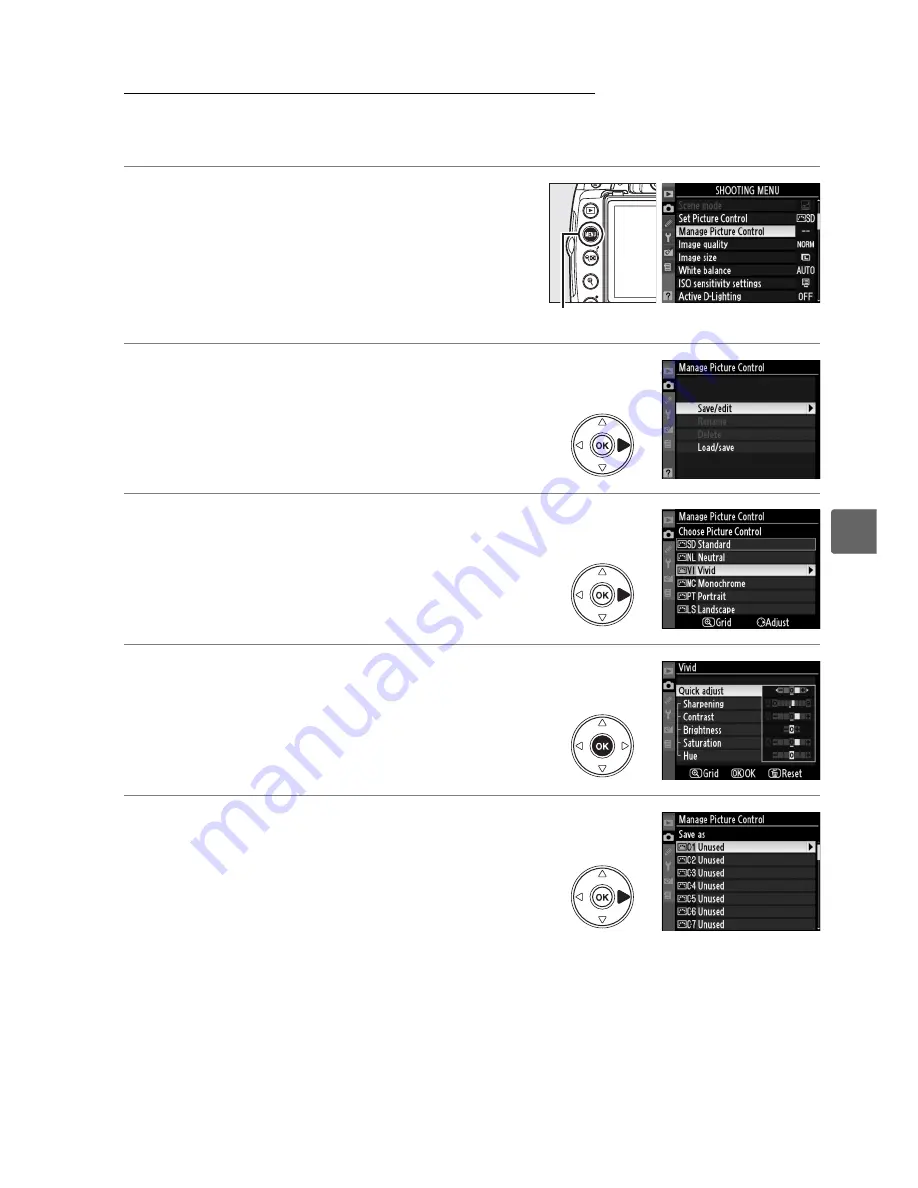 Nikon D5000 User Manual Download Page 129