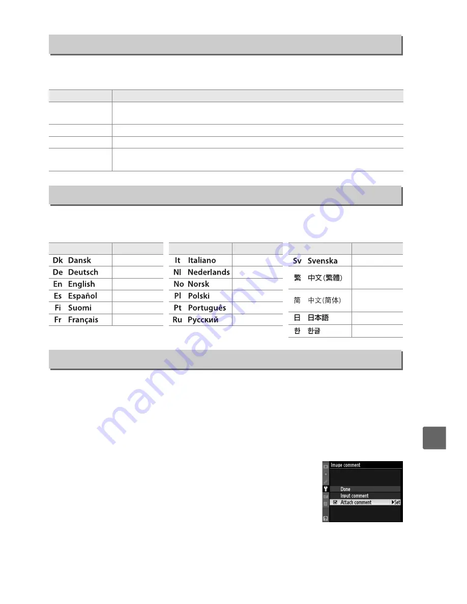 Nikon D5000 User Manual Download Page 187