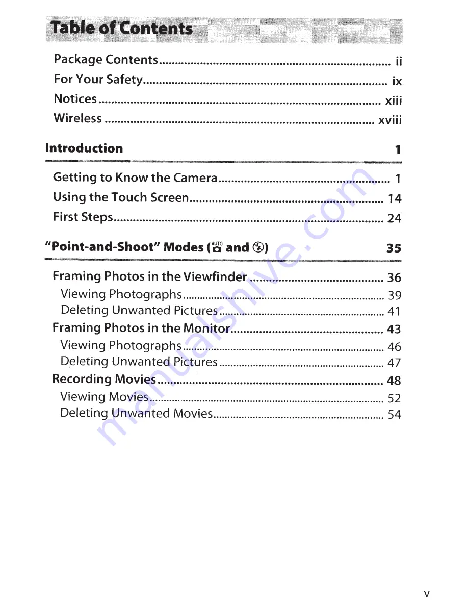 Nikon D5500 User Manual Download Page 7