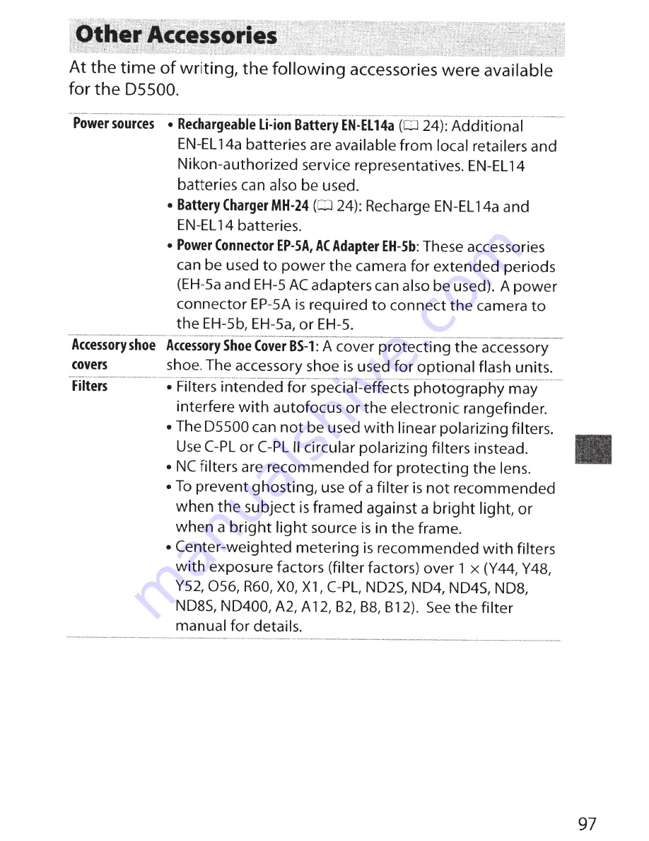 Nikon D5500 User Manual Download Page 119