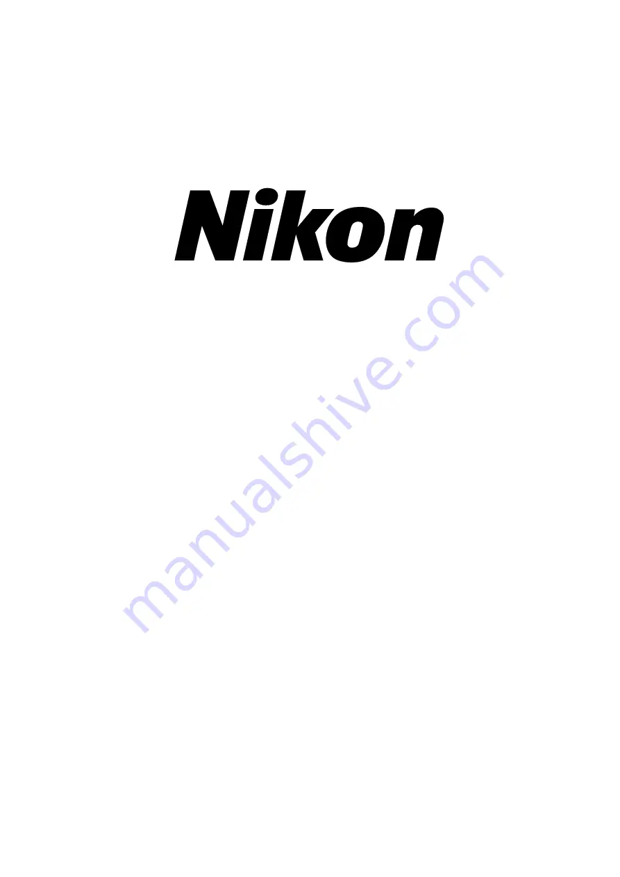 Nikon DXM1200C Hardware Instruction Manual Download Page 2