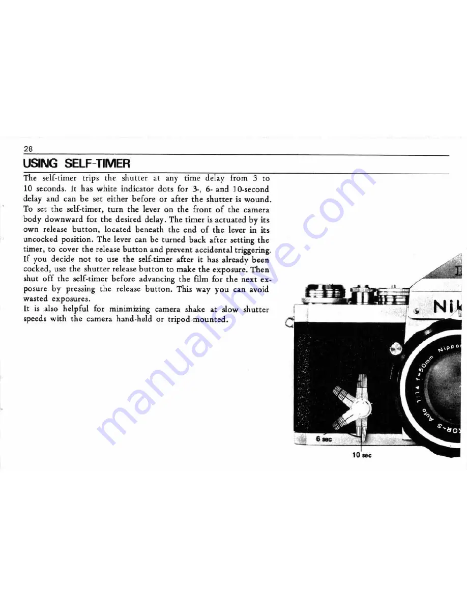 Nikon F Instruction Manual Download Page 29