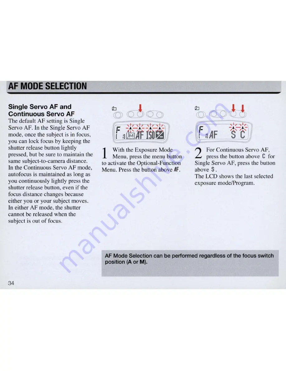 Nikon F50 Instruction Manual Download Page 34