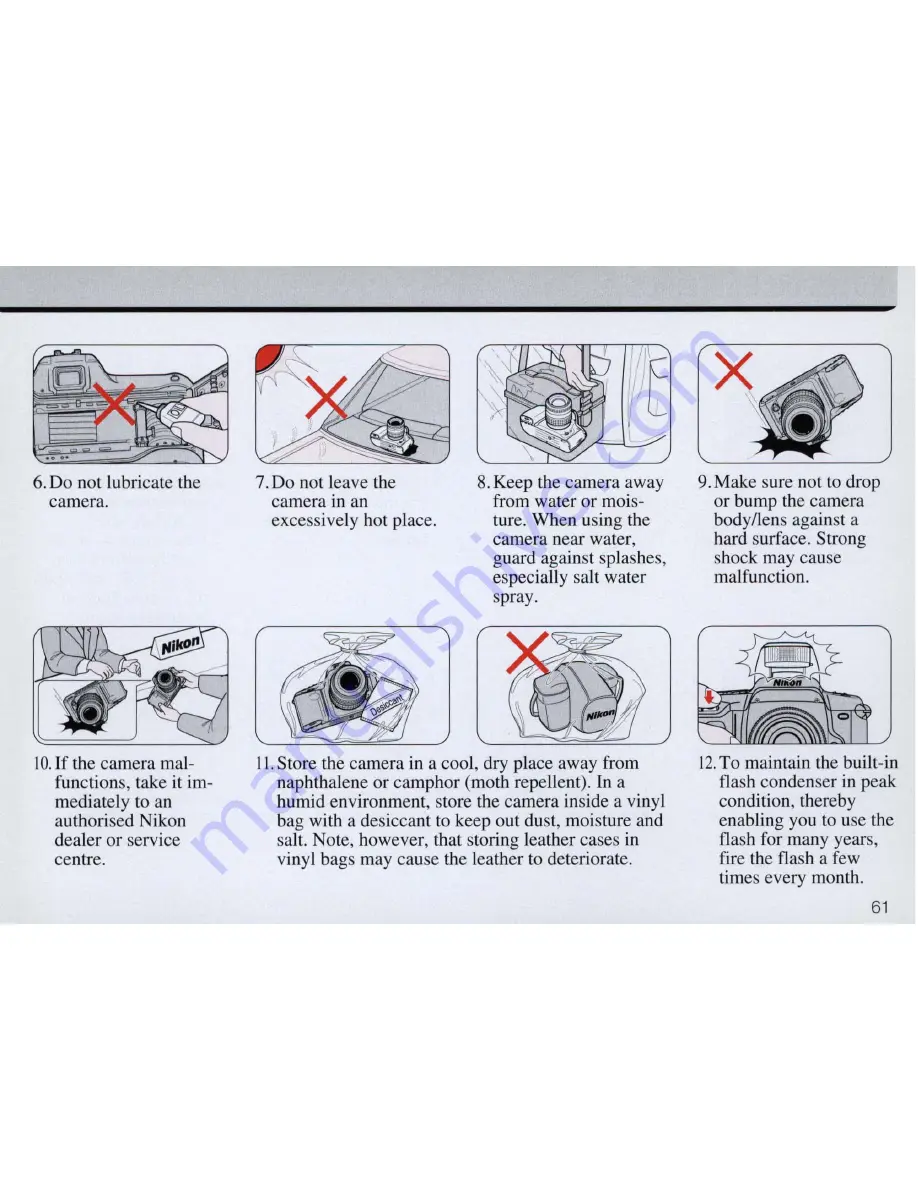 Nikon F50 Instruction Manual Download Page 61