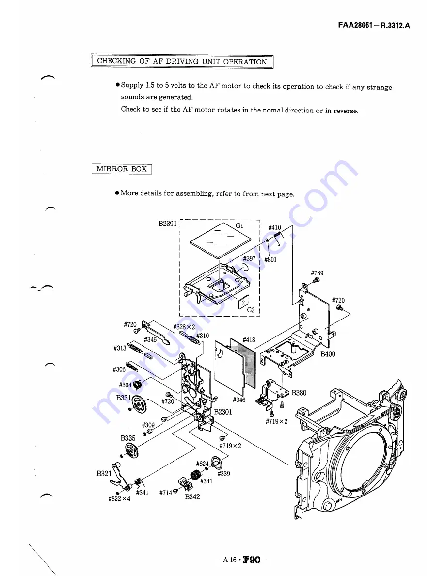 Nikon FAA28051 Repair Manual Download Page 71