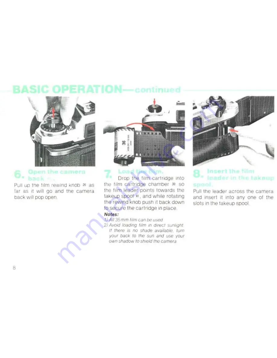 Nikon FG Instruction Manual Download Page 8